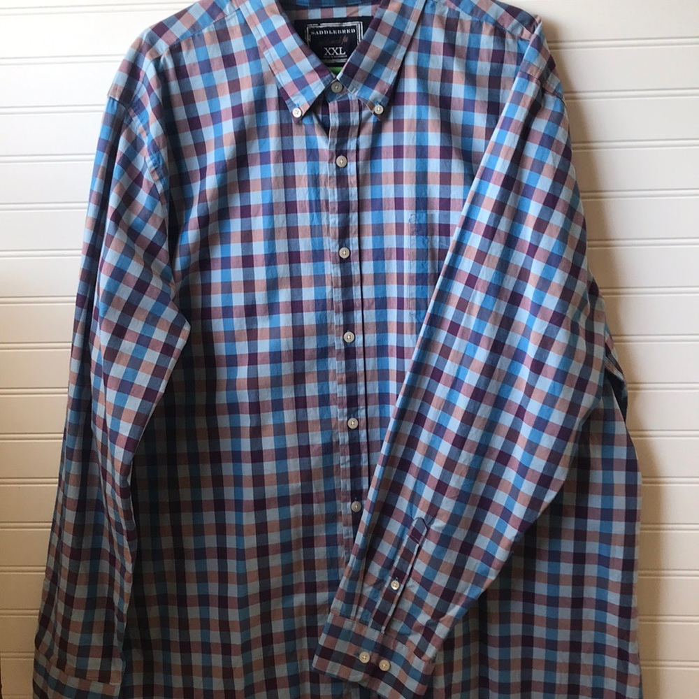 Saddlebred Mens Long Sleeve Shirt Size XXL